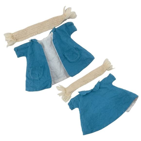 Handmade Sewn Barbie Doll Clothes Lot of 8 Baby Doll Outfits Vintage - Picture 6 of 6